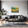 Wind-Swept Rolling Hills Living Room Demo