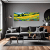 Wind-Swept Rolling Hills Living Room Demo