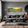 Wind-Swept Rolling Hills Living Room Demo