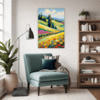 Wind-Swept Rolling Hills Living Room Demo