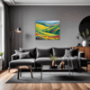 Wind-Swept Rolling Hills Living Room Demo