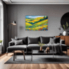 Wind-Swept Rolling Hills Living Room Demo