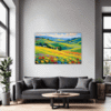 Wind-Swept Rolling Hills Living Room Demo
