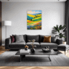 Wind-Swept Rolling Hills Living Room Demo