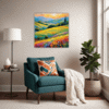 Wind-Swept Rolling Hills Living Room Demo