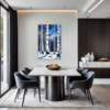 Winter Birch Trees Dining Room Demo