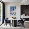 Winter Birch Trees Dining Room Demo