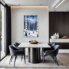 Winter Birch Trees Dining Room Demo