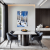 Winter Birch Trees Dining Room Demo