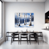 Winter Birch Trees Dining Room Demo