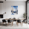Winter Birch Trees Dining Room Demo