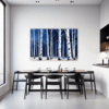 Winter Birch Trees Dining Room Demo