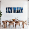 Winter Birch Trees Dining Room Demo