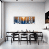 Winter Birch Trees Dining Room Demo