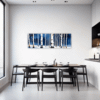 Winter Birch Trees Dining Room Demo