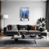 Winter Birch Trees Living Room Demo