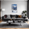 Winter Birch Trees Living Room Demo