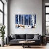 Winter Birch Trees Living Room Demo