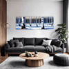 Winter Birch Trees Living Room Demo