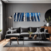 Winter Birch Trees Living Room Demo