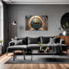 Zodiac Sphere Abstract Living Room Demo